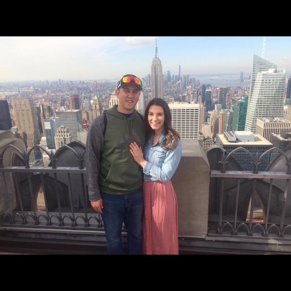 Pink Strapless HighLow Shorts Romper w/ long skirt - Picture 3 of 5